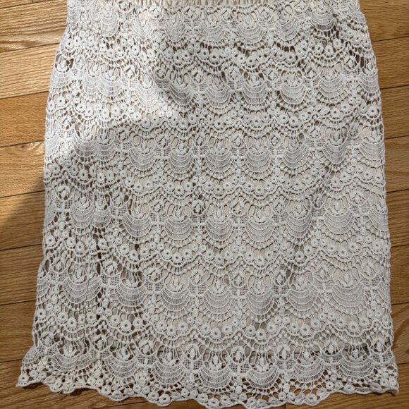 White and mesh skirt - Hot and delicious M - Picture 3 of 4